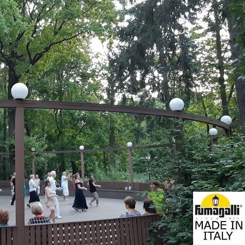 Консольный уличный светильник Fumagalli Globe 250 G25.B25.000.AYF1R