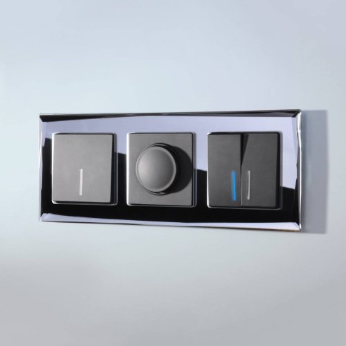 Рамка Werkel W0031208/ Рамка на 3 поста Diamant (черный)