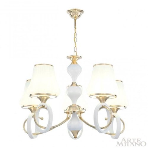 302387/5 Wh/Gd Подвесная люстра Arte Milano Florentia-2387 302387/5 Wh/Gd