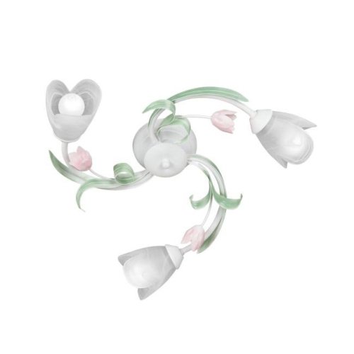 Люстра потолочная с цветочками V1541 V1541/3PL Vitaluce