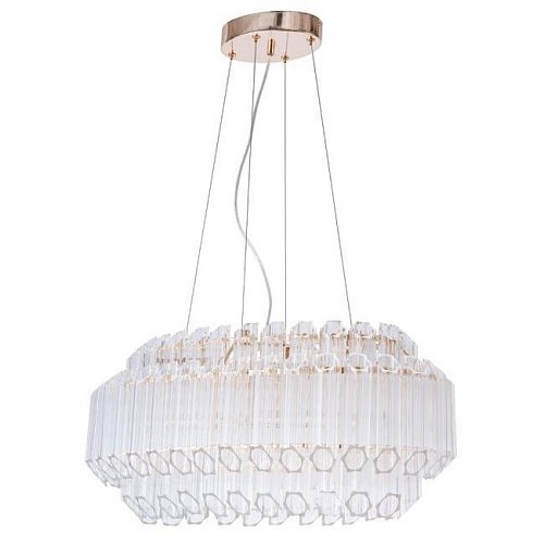 A2848SP-5GO Подвесная хрустальная люстра Jastin Arte Lamp A2848SP-5GO