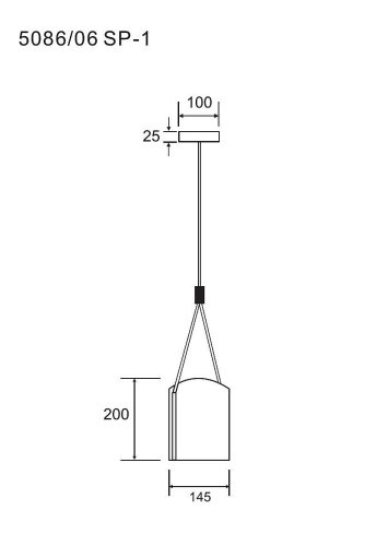 Светильник подвесной Divinare Miracolo 5086/06 SP-1