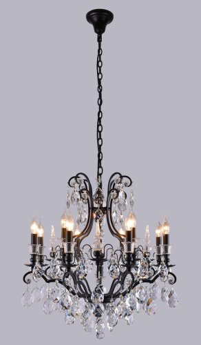 MAGNIFICO SP13 BLACK/TRANSPARENT Подвесная люстра Crystal Lux Magnifico MAGNIFICO SP13 BLACK/TRANSPARENT