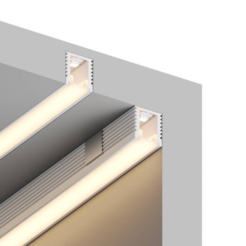 Накладной профиль для светодиодной ленты-2м, белый Hesby Lighting Line HSBL_0198