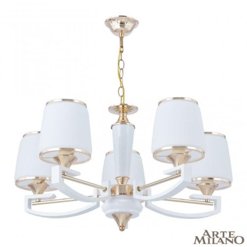 302457/5 Wh/Gd Подвесная люстра Arte Milano Florentia-2457 302457/5 Wh/Gd