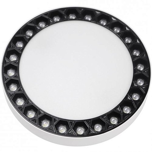 Светильник потолочный ILedex Mercury 5552-24W-D165-3/4K-WH+BK