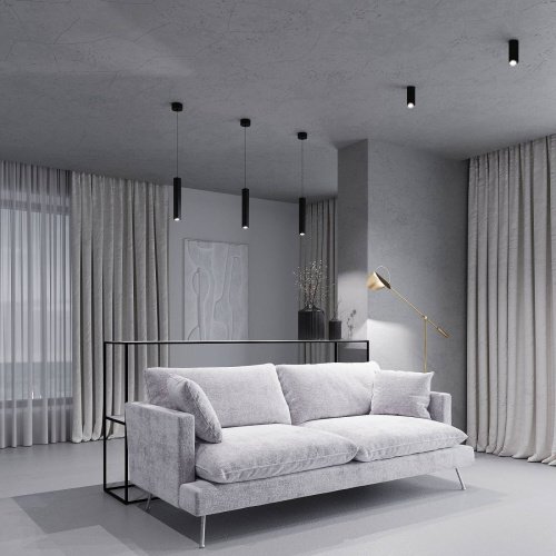 Накладной светильник Elektrostandard Trio 25110/LED 8W 4000K черный