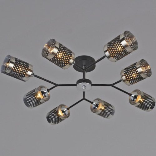 Потолочная люстра 01405-3.3-08B BK+CR