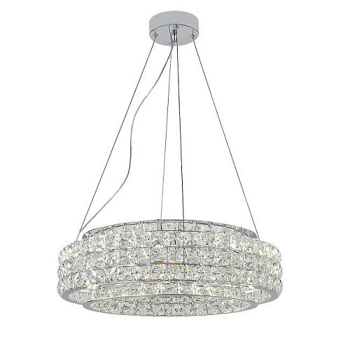 V000100L Подвесная люстра Indigo Valore V000100L 12044/A/1P Chrome