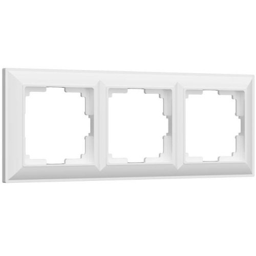 W0032201/ Рамка на 3 поста Fiore (белый) Рамка Werkel W0032201/ Рамка на 3 поста Fiore (белый)