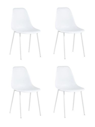 KONWIN CHAIR WHITE X4 Комплект стульев Stool Group Kon KONWIN CHAIR WHITE X4