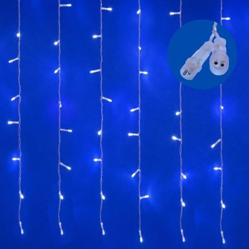 Занавес светодиодный со статическим свечением, 3х2м Uniel ULD-C3020-240/STK WHITE IP44