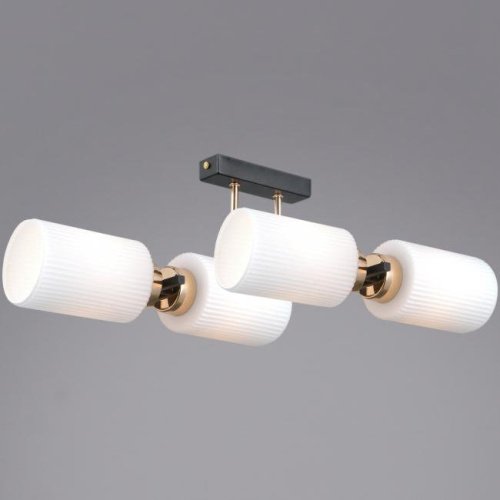 Потолочная люстра ILLUMICO IL0809-4ASQ-25 BK AB NAPLES