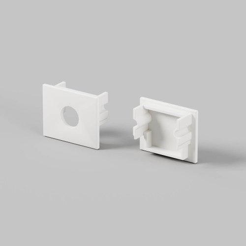 Комплект заглушек (для профиля 26х30) 2 шт., Maytoni Встраиваемый с накладным фланцем профиль 642053