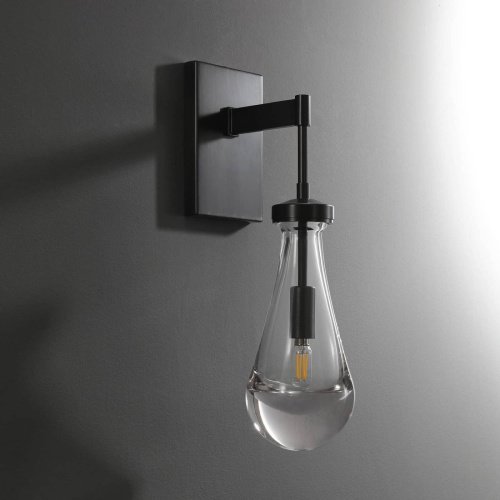 MT9093-1W black brushed gold Настенное бра Delight Collection Raindrop MT9093-1W black brushed gold