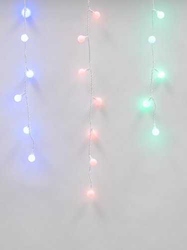 Занавес светодиодный фигурный с контроллером «Радуга» Uniel ULD-E2405-100/DTA MULTI IP20 RAINBOW