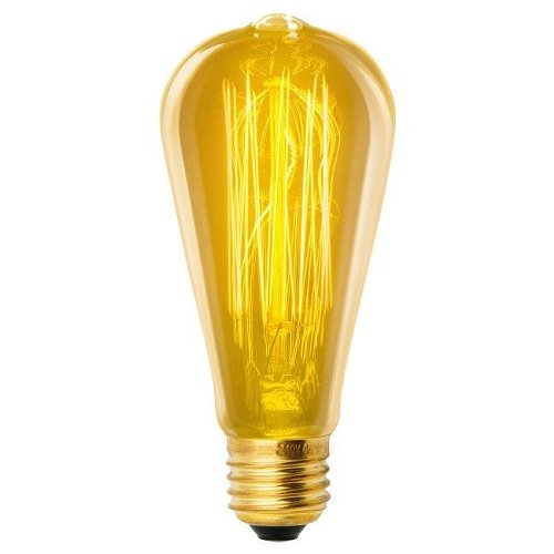 IL-V-ST64-60/GOLDEN/E27 VW02 Ретро лампа Uniel Vintage серия Лампы накаливания IL-V-ST64-60/GOLDEN/E27 VW02