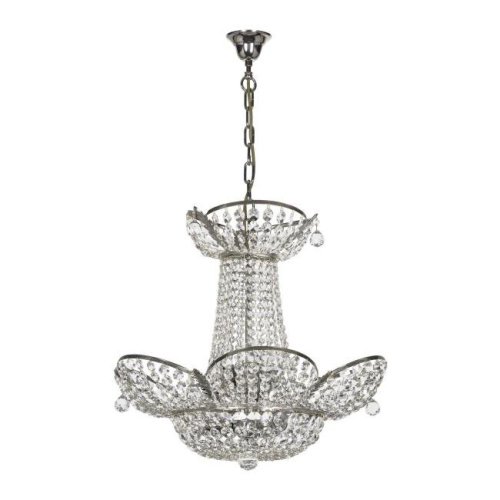 Подвесная хрустальная люстра Alassio Arti Lampadari Alassio E 1.5.50.600 N