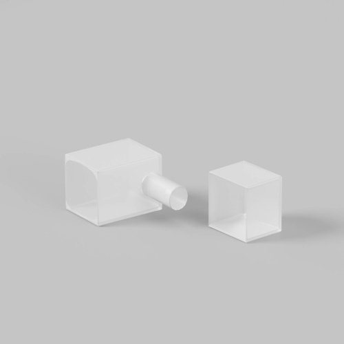 Заглушки для гибкого неона 18x16 мм 2 шт. (выход вверх/вниз) Maytoni Изгиб 3D 432048