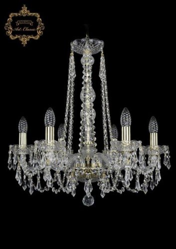 11.23.6.200.h-59.Gd.Dr Подвесная хрустальная люстра 11.23 Art Classic 11.23.6.200.h-59.Gd.Dr