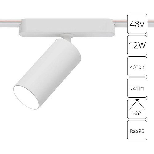 Трековый светильник Arte Lamp Rapid A6158PL-1WH