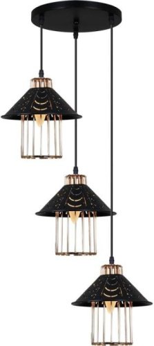 Подвесной светильник 02501-0.9-03 BK+GD