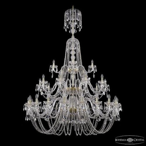 Подвесная хрустальная люстра 1402 Bohemia 1402/20+10+5/530/XL-206/3d G