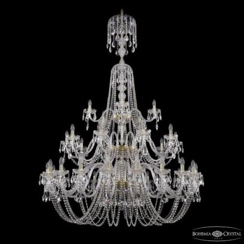 Подвесная хрустальная люстра 1402 Bohemia 1402/20+10+5/530/XL-206/3d G