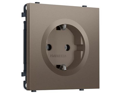 MS636010 MS636010 Комплект механизма электрической розетки SIGMA Темная бронза матовый 50Hz 2P+E с/з 16A-250V QUANT PRO (SP6360, PR141)