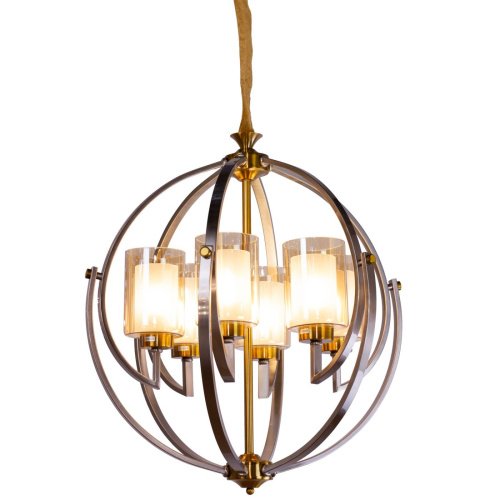 Подвесная люстра AM Group Am372 AM372 SP6 GAB+SN