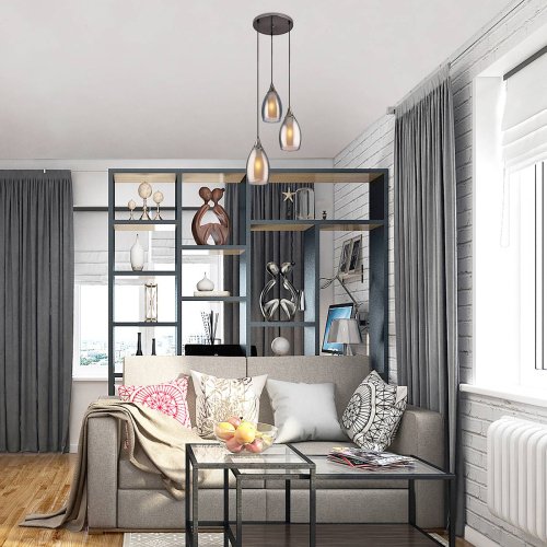 Светильник подвесной Eurosvet Cosmic 50085/3 черный жемчуг