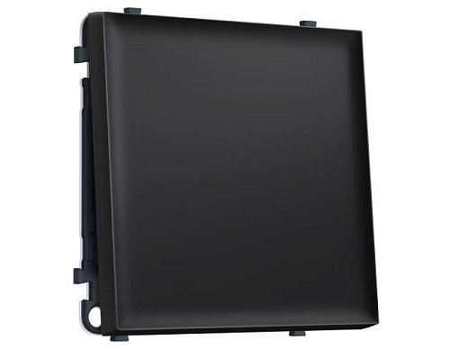 MS801050 MS801050 Комплект механизма 1-кл выключателя с самовозвратом SIGMA Черный матовый QUANT PRO (SP8010, PR113)