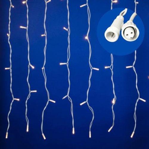 Занавес светодиодный с эффектом мерцания, 3х2м Uniel ULD-C2030-240/TWK WARM WHITE IP67