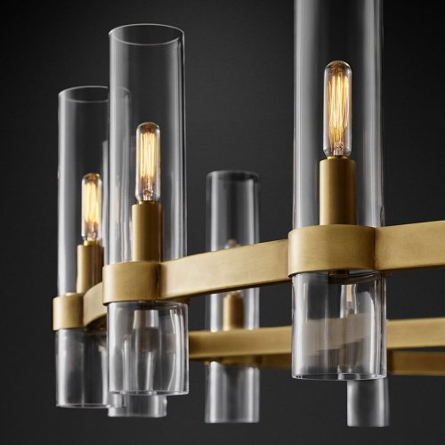 MT8888-8H antique brass Люстра на штанге Delight Collection Ravelle MT8888-8H antique brass