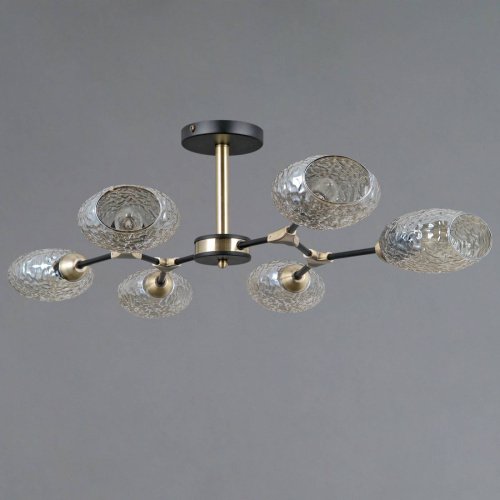 Потолочная люстра ILLUMICO IL0272-6CSQ-25 BK AB TRENTO
