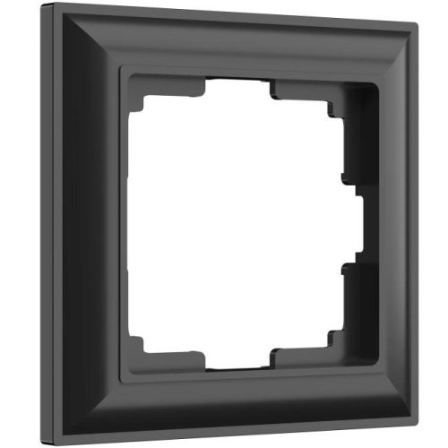 Рамка Werkel W0012208/ Рамка на 1 пост Fiore (черный матовый)