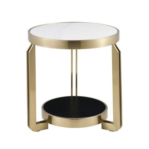 Журнальный стол Stool Group Калисто EET-316-BRCG white/black