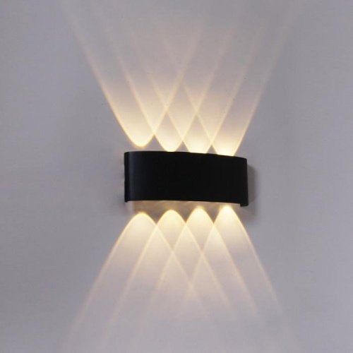 Настенный светильник 86834-9.2-008KT LED8*1W BK