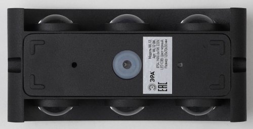 Уличный LED настенный светильник ЭРА WL12 BK