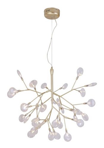 EVITA SP36 GOLD/TRANSPARENT Подвесная люстра Crystal Lux Evita EVITA SP36 GOLD/TRANSPARENT