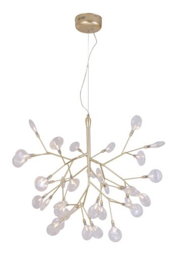 EVITA SP36 GOLD/TRANSPARENT Подвесная люстра Crystal Lux Evita EVITA SP36 GOLD/TRANSPARENT
