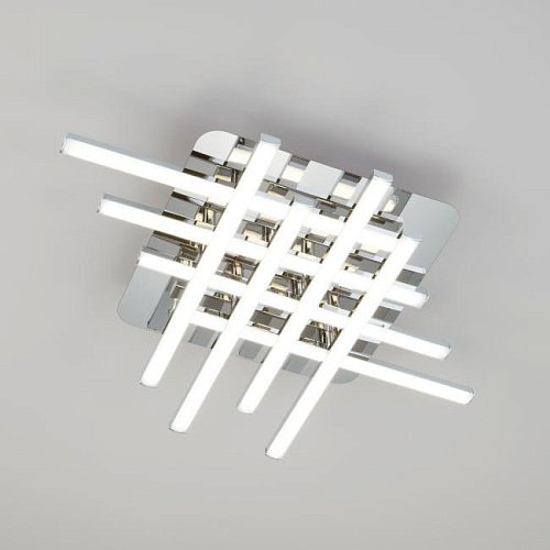 90020/8 хром 48W Потолочная светодиодная люстра Hi-Tech Eurosvet 90020/8 хром 48W
