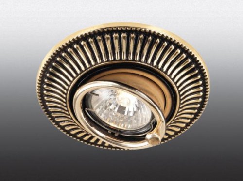 Встраиваемый светильник с узорами Vintage 369860 Novotech