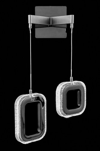 LE7701/2W Grey/Black Chrome Настенное бра LEON Theona LE7701/2W Grey/Black Chrome