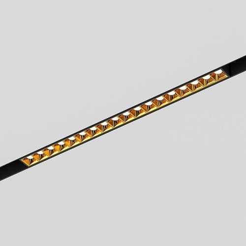 Трековый светильник Elektrostandard Slim Magnetic Slim Magnetic Трековый светильник 18W 4000K Artas (чёрный/золото) 85104/01