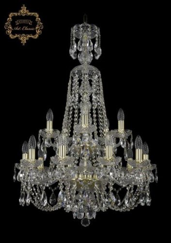 11.21.10+5.220.2d.XL-96.Gd.Sp Подвесная хрустальная люстра 11.21 Art Classic 11.21.10+5.220.2d.XL-96.Gd.Sp