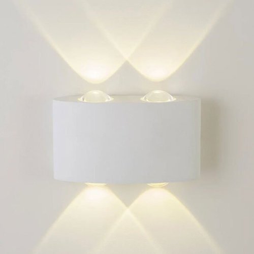 AM307-4X1 W WH 4000K Уличный настенный светильник AM Group Am307 AM307-4X1 W WH 4000K