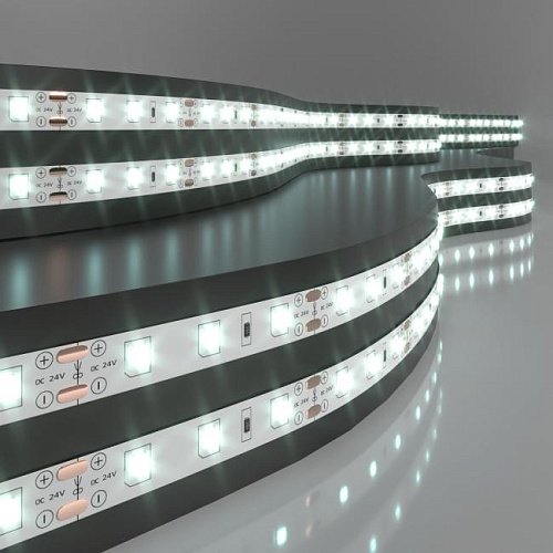 Лента светодиодная 60Led 4,8W IP20 6500K холодный белый (2835 24V 60Led 4,8W IP20) LED лента Elektrostandard 24V 4,8W IP20 Лента светодиодная 60Led 4,8W IP20 6500K холодный белый (2835 24V 60Led 4,8W IP20) a052955