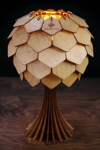 Настольная лампа Woodshire Астеко 1340b/1