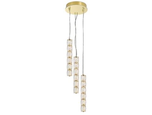 Потолочная чашка Newport Crystal Потолочная чашка 8240 D20 3 подвеса gold